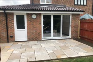 single storey extension with velux and bi-folds